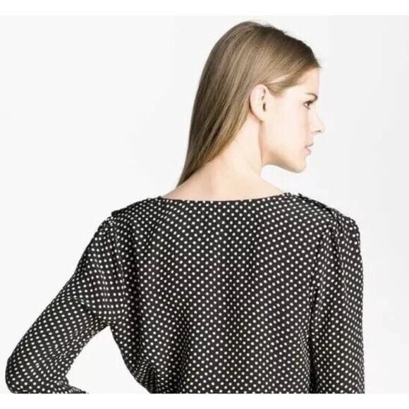 Joie Polka Dot Silk Modele Women's Dress Size Small‎ Classic Preppy Timeless - Picture 2 of 14